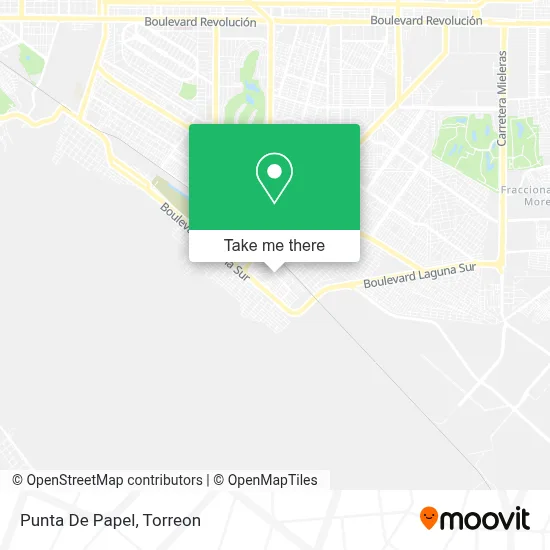 Punta De Papel map