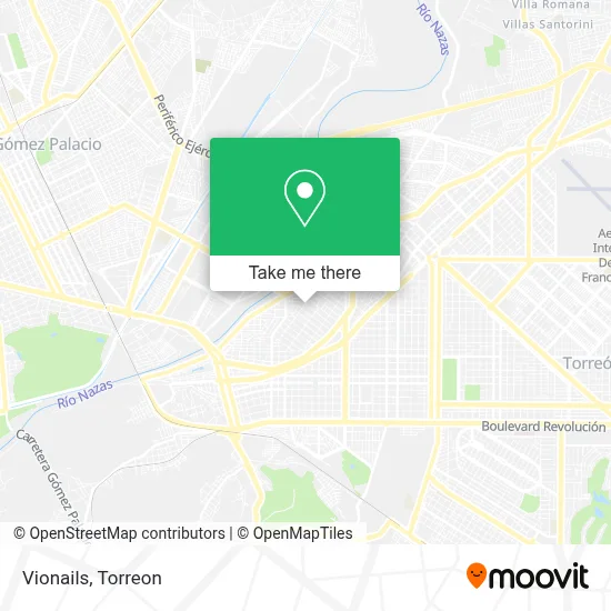 Vionails map