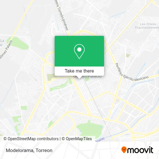 Modelorama map