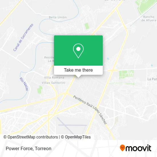 Power Force map