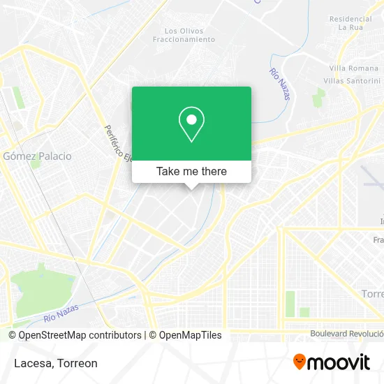 Lacesa map