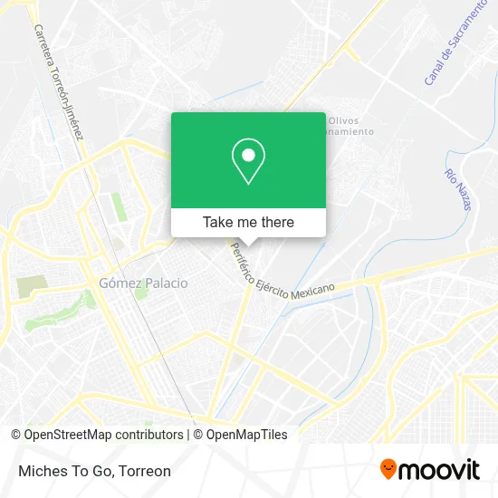 Miches To Go map