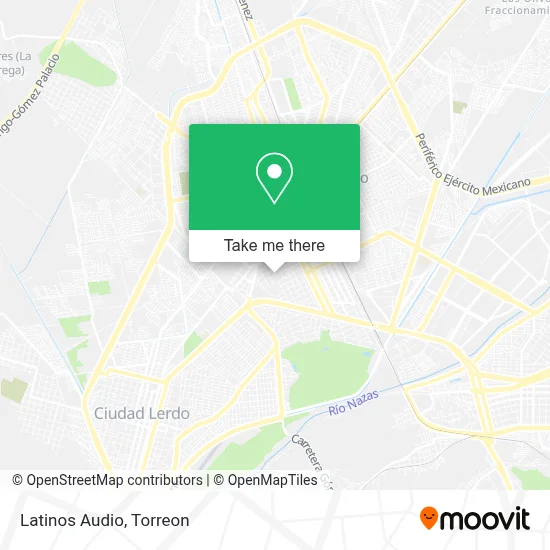 Latinos Audio map