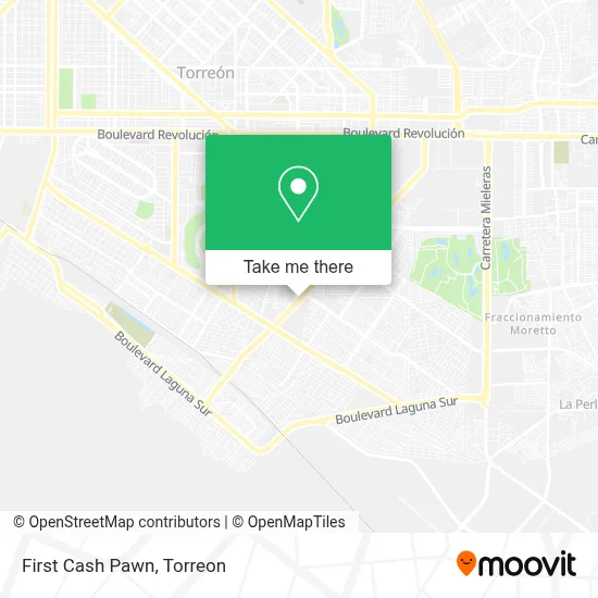 First Cash Pawn map