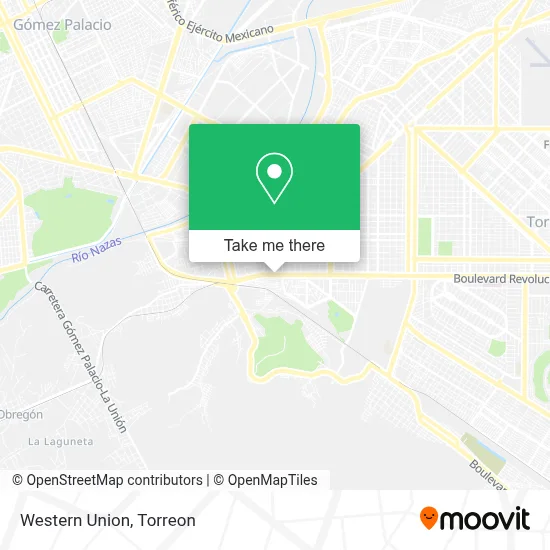 Western Union map
