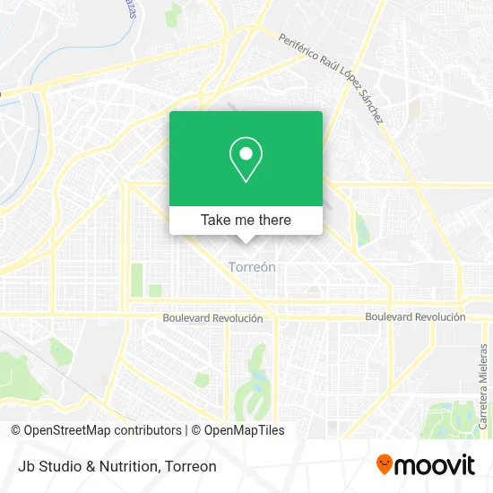 Jb Studio & Nutrition map