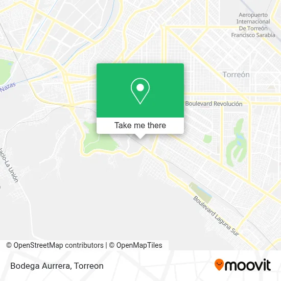 Bodega Aurrera map
