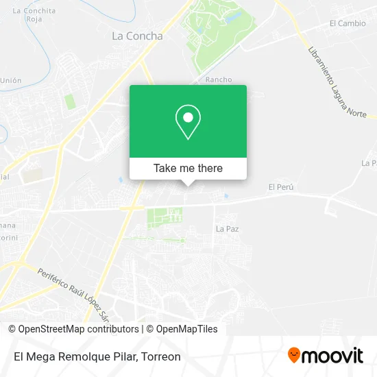 El Mega Remolque Pilar map