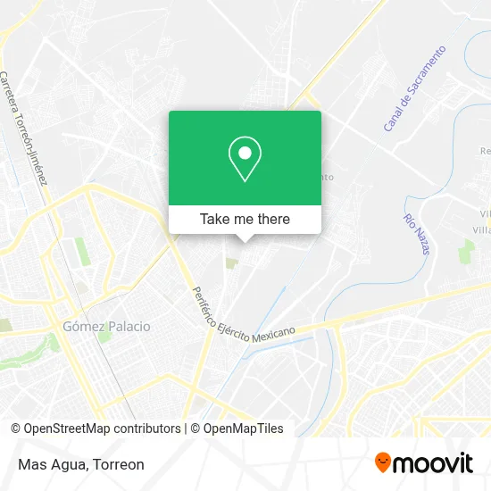 Mas Agua map