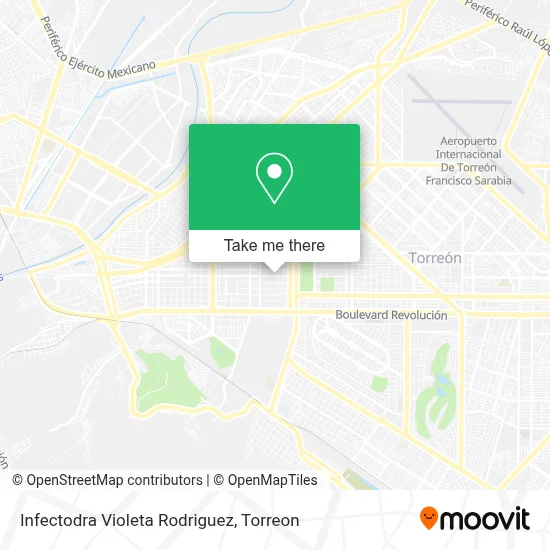 Infectodra Violeta Rodriguez map