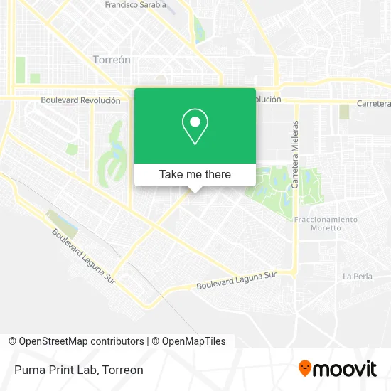 Puma Print Lab map