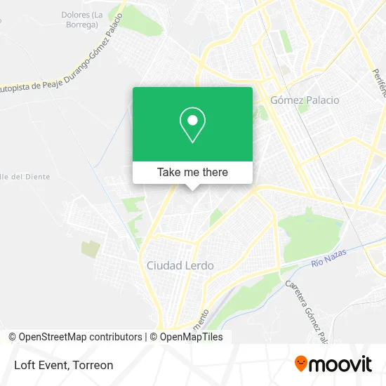 Loft Event map