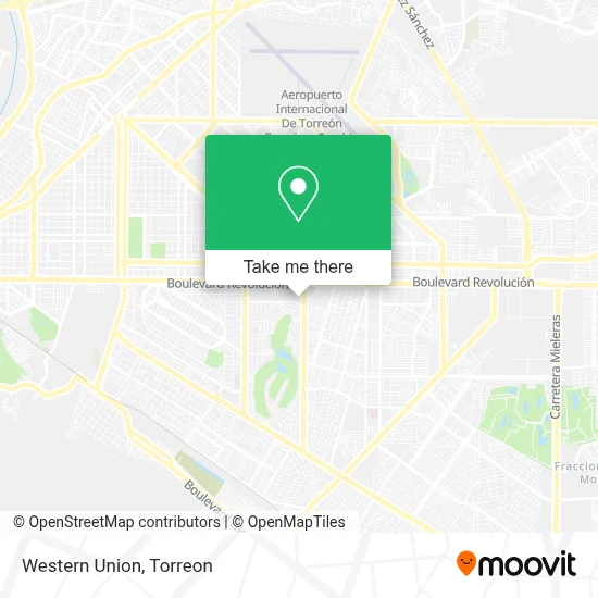 Western Union map