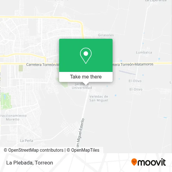 La Plebada map