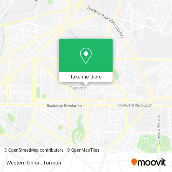 Western Union map
