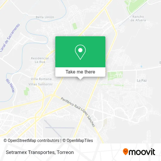 Setramex Transportes map