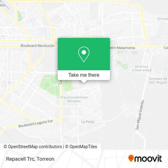 Repacell Trc map