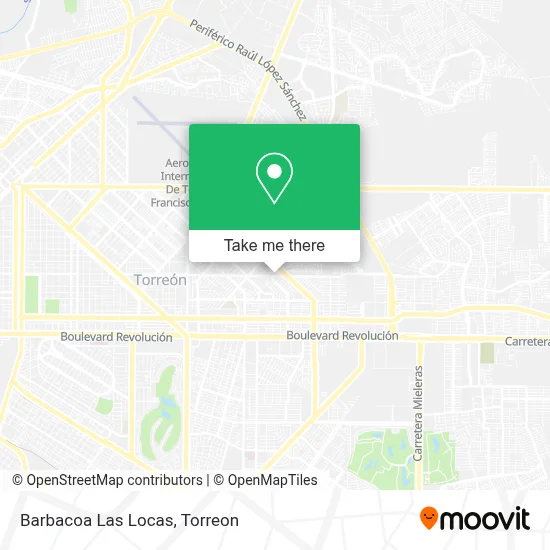 Barbacoa Las Locas map
