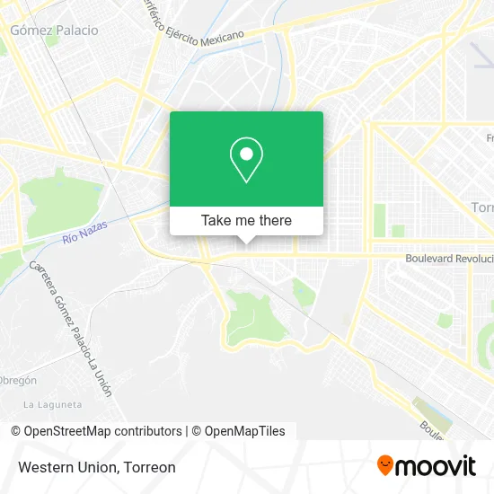 Western Union map