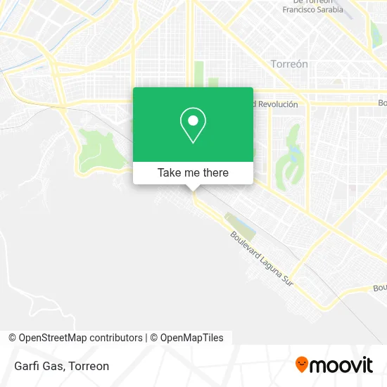 Garfi Gas map
