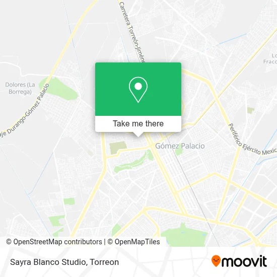 Sayra Blanco Studio map