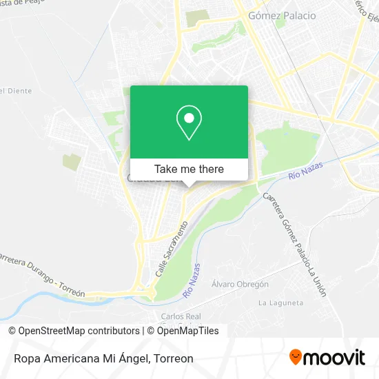 Ropa Americana Mi Ángel map