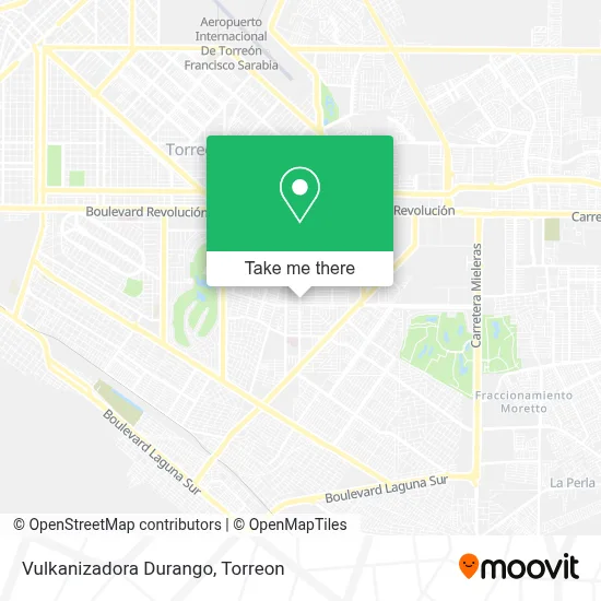 Vulkanizadora Durango map