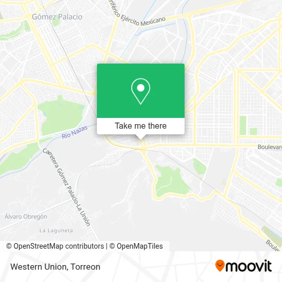 Western Union map