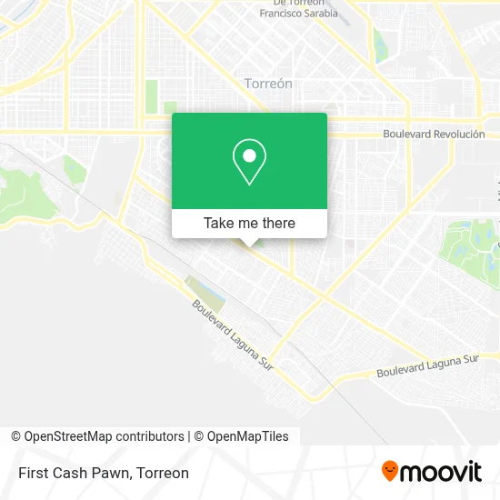 First Cash Pawn map