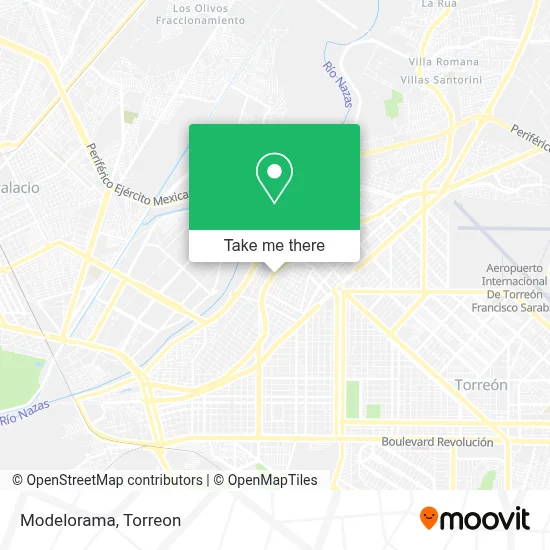 Modelorama map