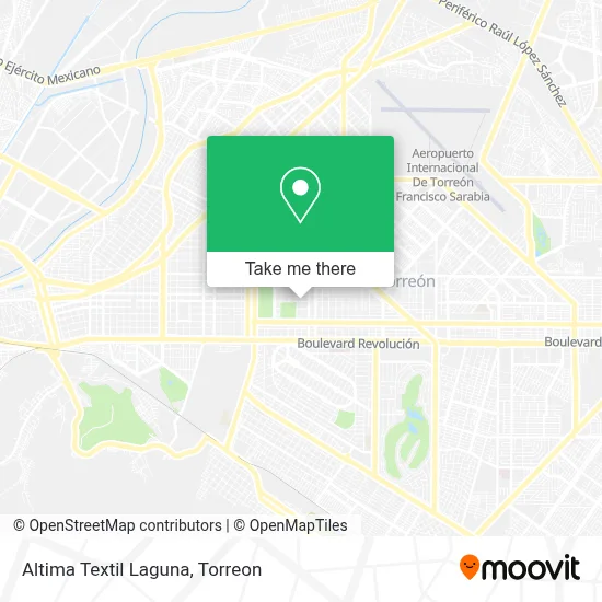 Altima Textil Laguna map