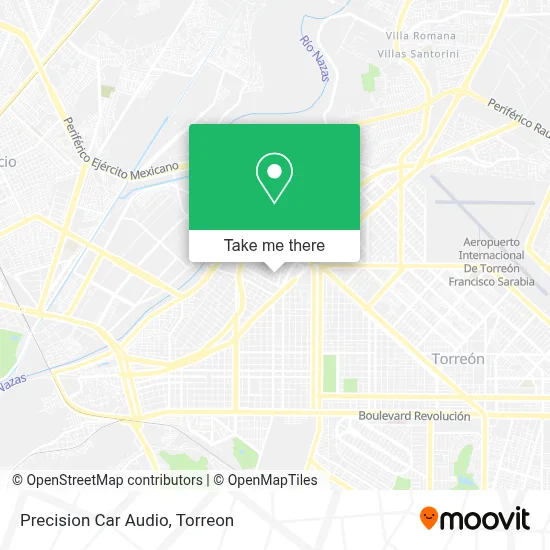 Precision Car Audio map