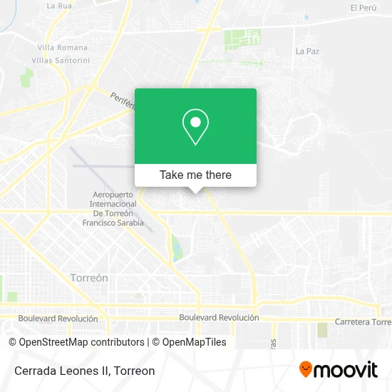Cerrada Leones II map