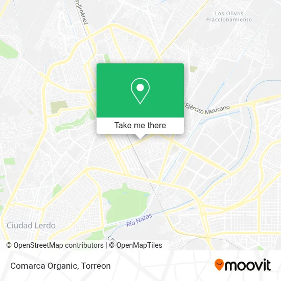 Comarca Organic map