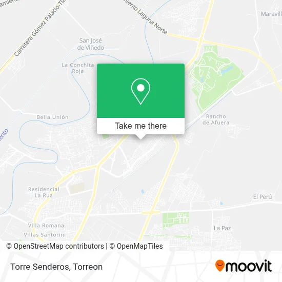 Torre Senderos map