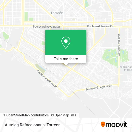Autolag Refaccionaria map