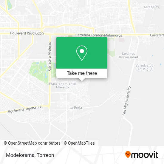 Modelorama map