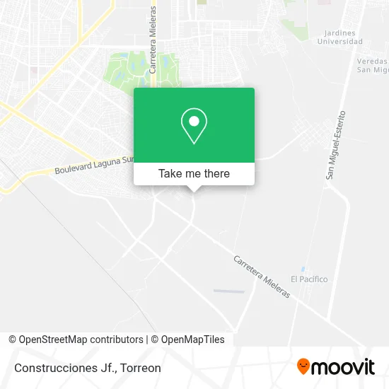 Construcciones Jf. map
