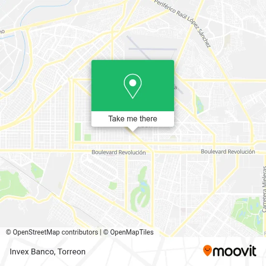 Invex Banco map