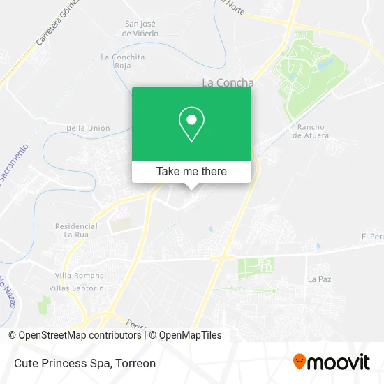 Cute Princess Spa map
