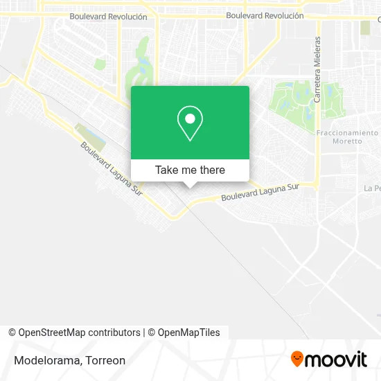 Modelorama map