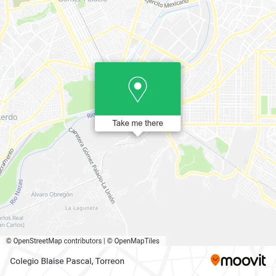 Colegio Blaise Pascal map
