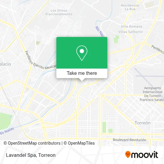 Lavandel Spa map