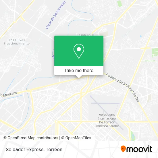 Soldador Express map