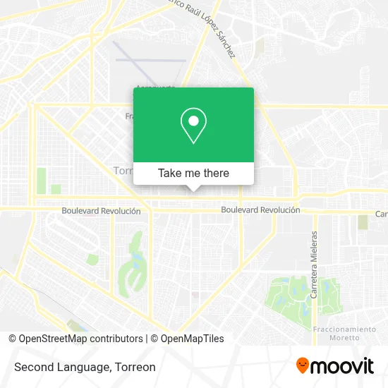 Second Language map