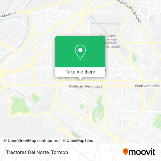 Tractores Del Norte map