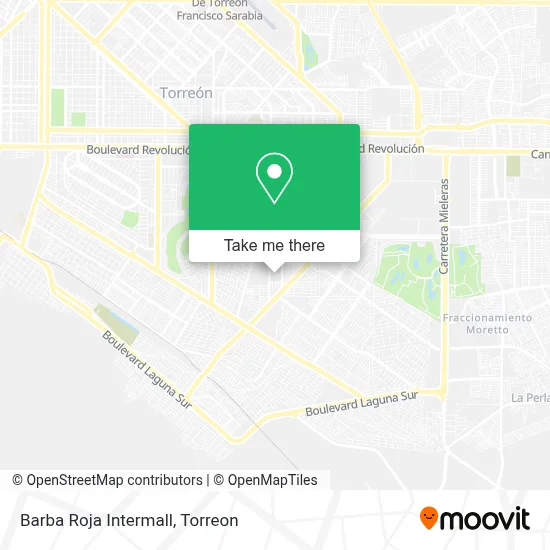 Barba Roja Intermall map