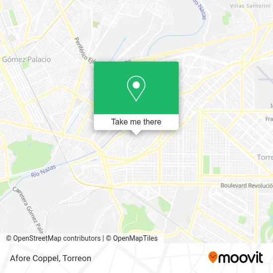 Afore Coppel map