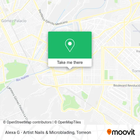 Alexa G - Artist Nails & Microblading map