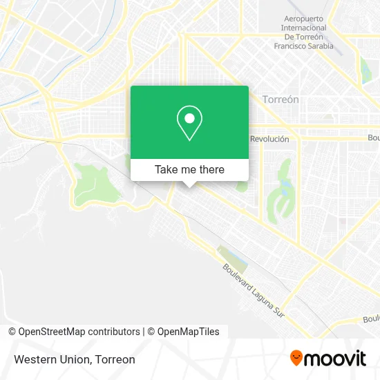 Western Union map